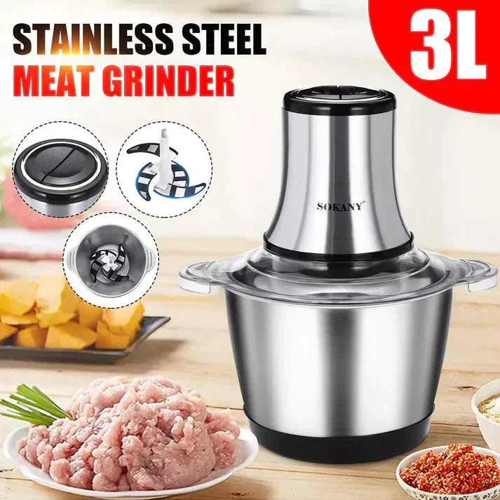 Meat Grinder Chopper 3L