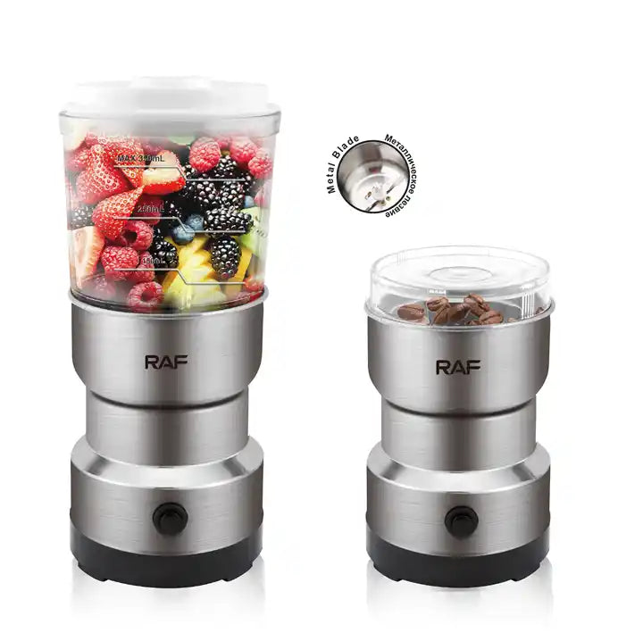 RAF 2 in 1 Original Mini Electric Grinder and Juicer Blender