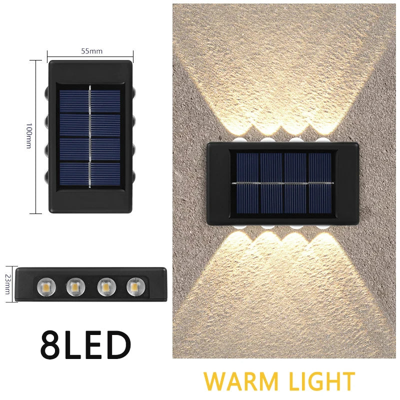 KLICK GADGET 6 LED SOLAR WALL LAMP