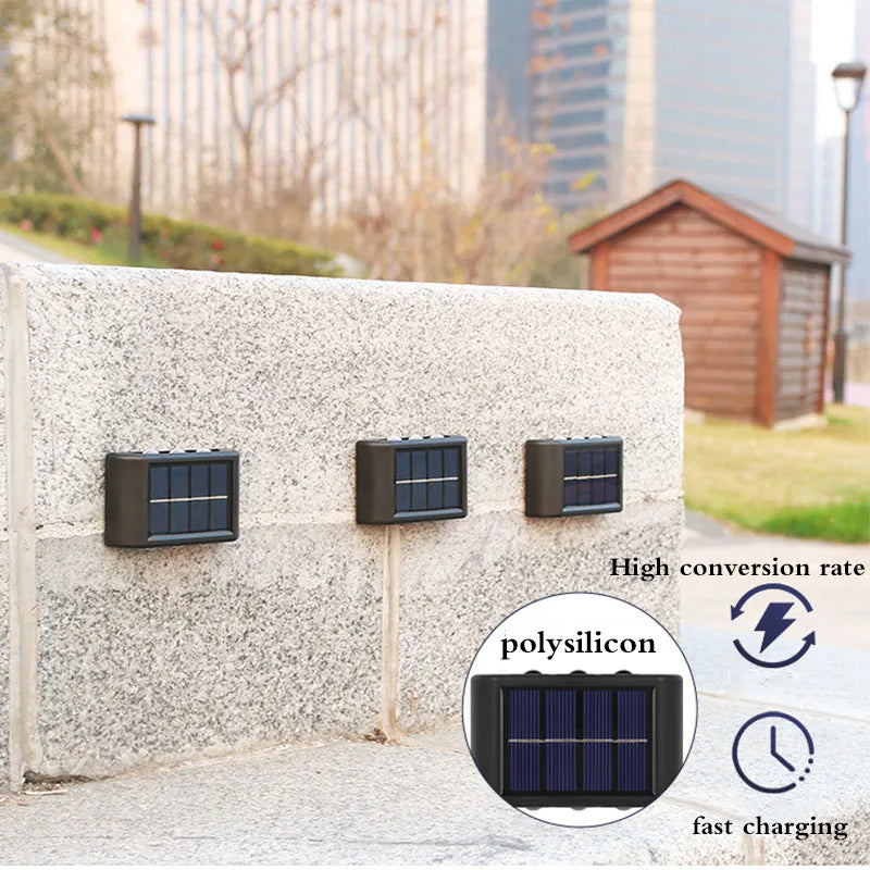 KLICK GADGET 6 LED SOLAR WALL LAMP