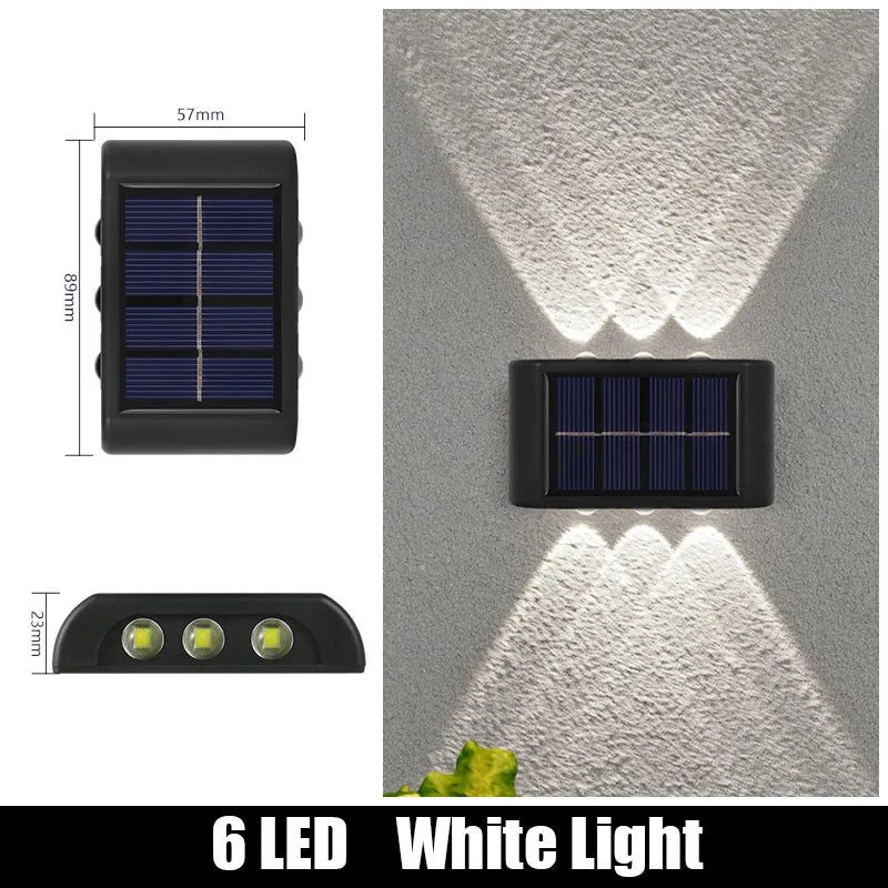 KLICK GADGET 6 LED SOLAR WALL LAMP