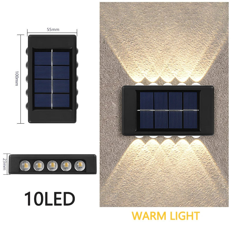 KLICK GADGET 6 LED SOLAR WALL LAMP