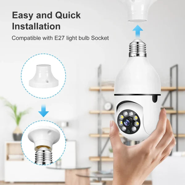 360 DEGREE CAMERA BULB 1080P WIFI